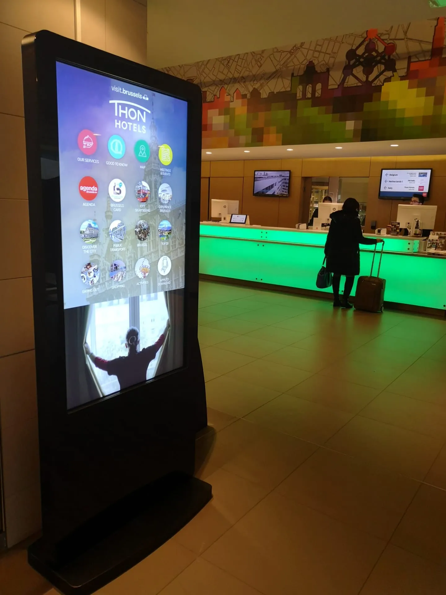 Écran DOOH à Bruxelles